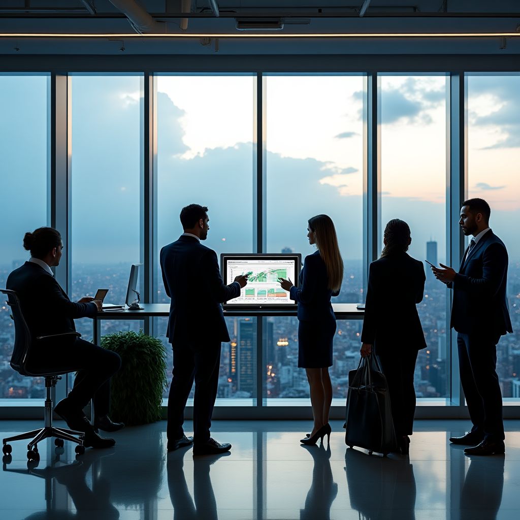 Equipo ejecutivo de inversiones en Colombia